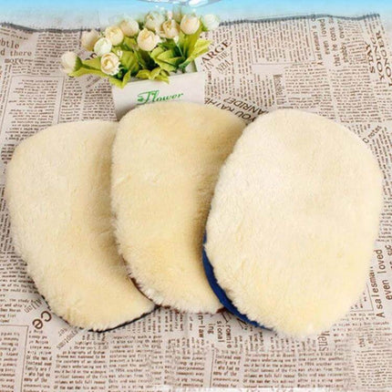 Wool Soft Gloves for Cleaning Cars and Motorcycles - artificial wool wash mitts for gentle foam cleaning and secure grip