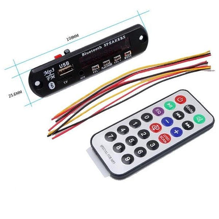 Wireless Bluetooth MP3 Decoder Board for Car Audio Playback compact module with USB TF FM and remote control