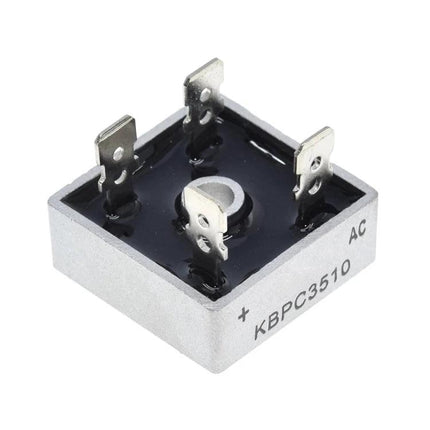 35A Diode Bridge Rectifier for Motorcycle Electrical Applications - KBPC3510 metal case rectifier for stable battery and lighting voltage