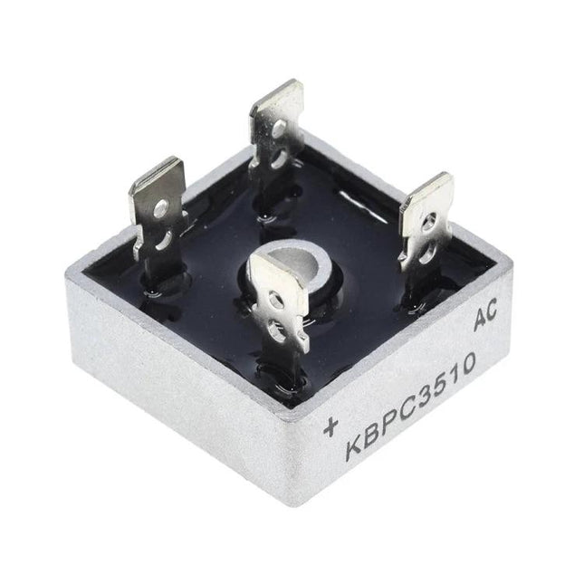 35A Diode Bridge Rectifier for Motorcycle Electrical Applications - KBPC3510 metal case rectifier for stable battery and lighting voltage