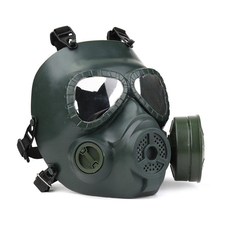 M04 Tactical Cosplay Gas Mask with Integrated Fan - Dummy Model for Wargaming Army Green