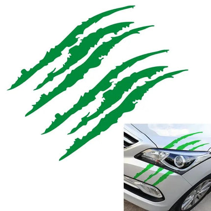 Reflective Monster Claw Marks Car Decal, 40x12cm Size | Syndmart