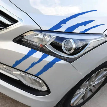 Reflective Monster Claw Marks Car Decal, 40x12cm Size