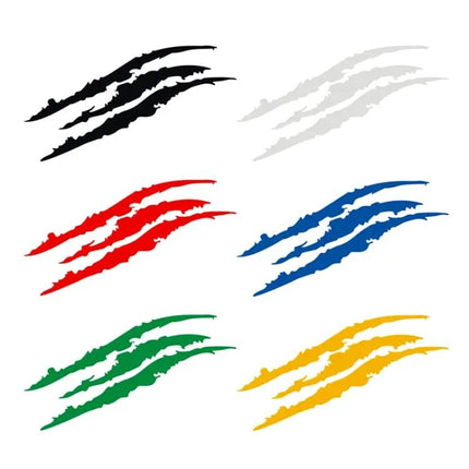 Reflective Monster Claw Marks Car Decal, 40x12cm Size | Syndmart