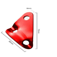 Ajustador de cuerda para carpa de aleación de aluminio triangular: paquete de 3 hebillas deslizantes, accesorios para toldos y campamentos