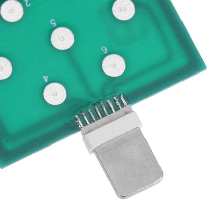Compact Diagnostic Tool for Apple and Android Phones handheld base plug tester showing connector and circuit pads