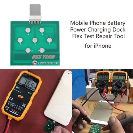 Compact Diagnostic Tool for Apple and Android Phones handheld battery and base plug flex test dock for phone repair technicians