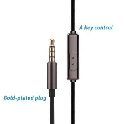 Sport Headphone 3.5mm Jack Earphone Sweatproof Stereo Strong Bass Music Magnets Headset with Mic for iPhone Samsung