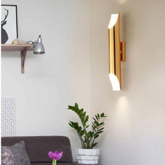 Lámpara de pared moderna con iluminación LED de aleación de aluminio