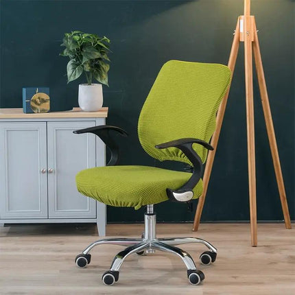 Corn Velvet Split Back and Seat Office Chair Cover