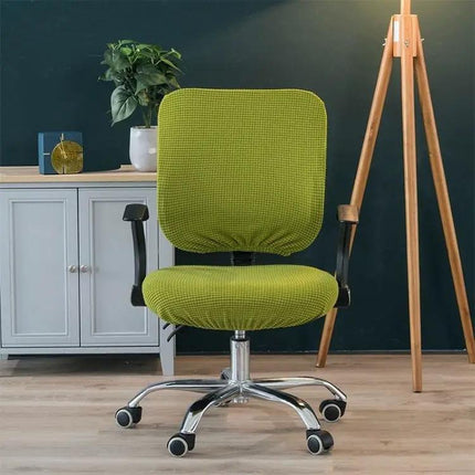 Corn Velvet Split Back and Seat Office Chair Cover