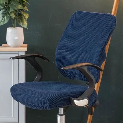 Corn Velvet Split Back and Seat Office Chair Cover