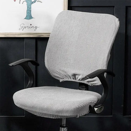 Corn Velvet Split Back and Seat Office Chair Cover