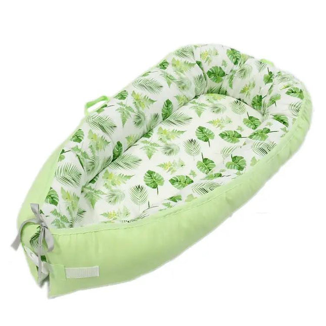 Lit de voyage portable 80x50cm pour bébé avec pare-chocs doux pour nouveau-nés