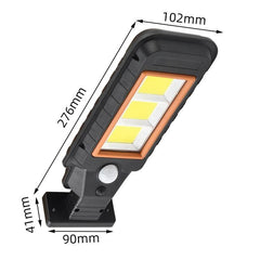 Lámpara solar de pared con inducción corporal, lámpara LED para exteriores, iluminación impermeable, lámpara de calle