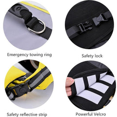 Inflatable Dog Safety Swimsuit with Airbag Technology for Water Adventures