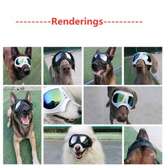 Stylish Waterproof and Snowproof Dog Goggles - Pet Mask Glasses for Ultimate Eye Protection