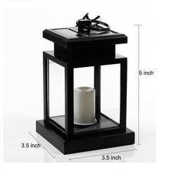 Vintage-Style Solar LED Candle Light for Outdoor Gardens - Waterproof and Eco-Friendly