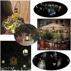 Vintage-Style Solar LED Candle Light for Outdoor Gardens - Waterproof and Eco-Friendly