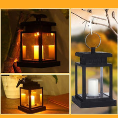 Vintage-Style Solar LED Candle Light for Outdoor Gardens - Waterproof and Eco-Friendly