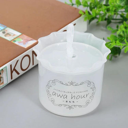 Compact Facial Foamer for Everyday Skin Cleansing Routine - white portable micro bubble foamer cup for quick gentle travel cleansing