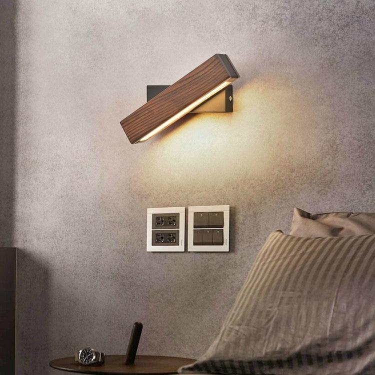 Elegant Adjustable Wall-Mounted Bedside Lamp with Warm Night Light