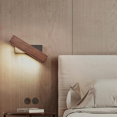 Elegant Adjustable Wall-Mounted Bedside Lamp with Warm Night Light