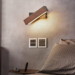 Elegant Adjustable Wall-Mounted Bedside Lamp with Warm Night Light