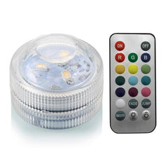 Submersible RGB LED Party Light with Remote Control - IP68 Waterproof 5050 SMD Decoration Lamp