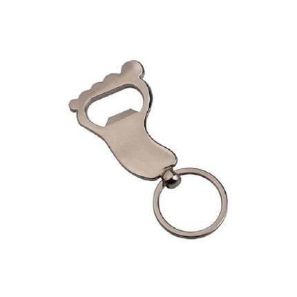 Creative Palm-Shape Metal Keychain Bottle Opener For Everyday Use - zinc alloy compact keyring bottle opener