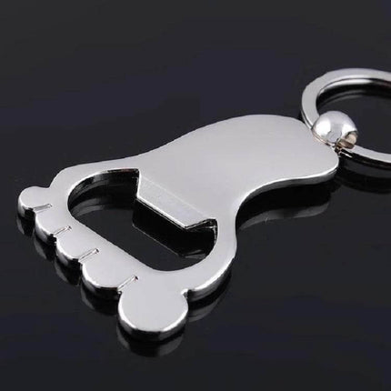 Creative Palm-Shape Metal Keychain Bottle Opener For Everyday Use - zinc alloy compact palm-shaped keyring bottle opener