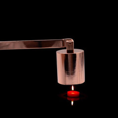 Candle Care Tool: Elegant Extinguisher and Hood for Smoke-Free Enjoyment