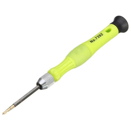 Versatile 7 in 1 Screwdriver Kit for Phone and Computer Repairs - green precision screwdriver with chrome vanadium bit for electronics
