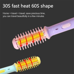 Compact 20W Dual Function Hair Straightener and Curler Set for Travel