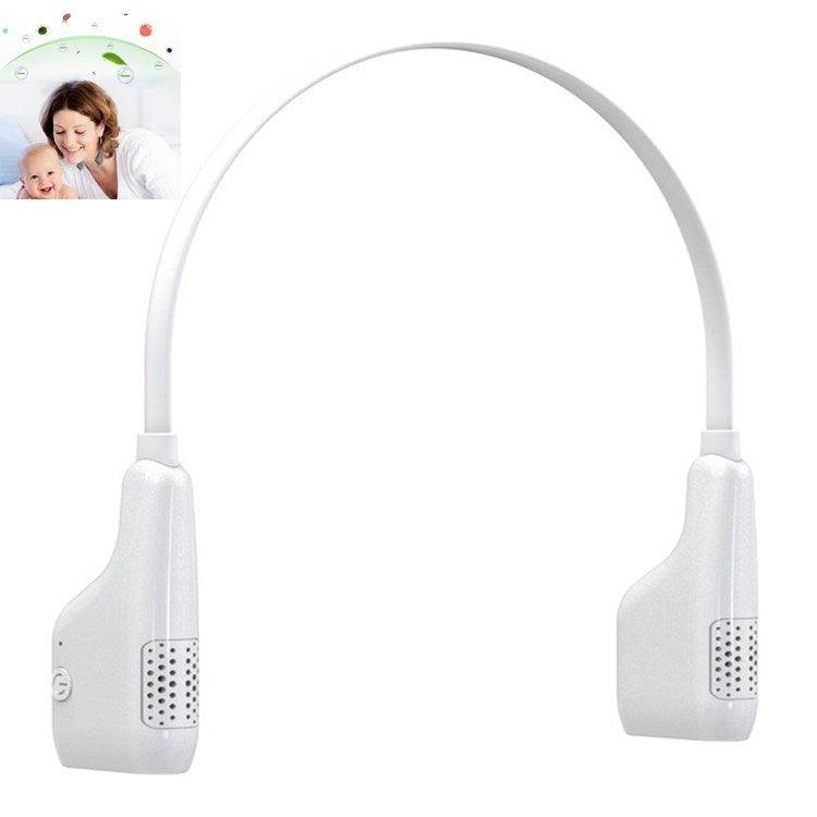 Portable Hanging Neck Air Purifier with Negative Ion Technology for Formaldehyde and Allergen Removal