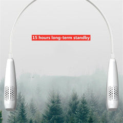 Portable Hanging Neck Air Purifier with Negative Ion Technology for Formaldehyde and Allergen Removal