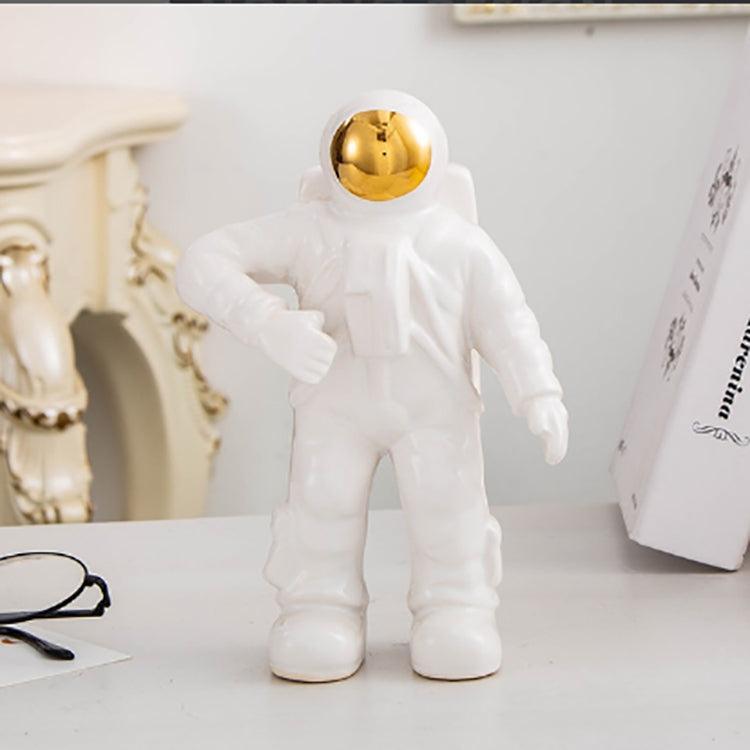 Cosmic Spaceman Ceramic Vase for Dried Flowers - Unique Tabletop Decor