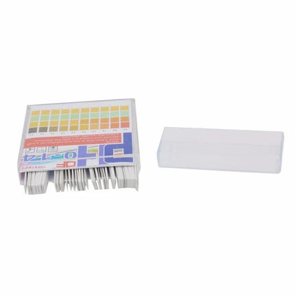 pH Test Strips for Measuring Water Acidity, 100 Pack – box of 100 color chart pH test strips for drinking water, aquariums and hydroponics