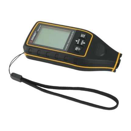 SNDWAY Gauge for Measuring Car Paint Thickness and Coating handheld meter with 2.0-inch screen, wrist strap and buttons for accurate coating inspection