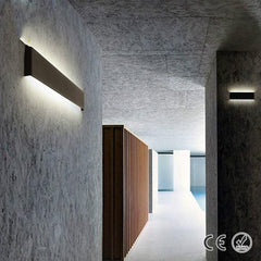 Sleek Contemporary LED Wall Sconce for Hallways and Living Spaces