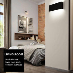 Sleek Contemporary LED Wall Sconce for Hallways and Living Spaces