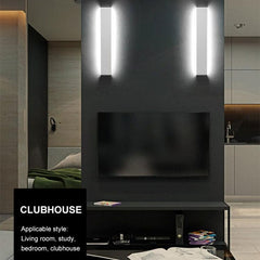 Sleek Contemporary LED Wall Sconce for Hallways and Living Spaces