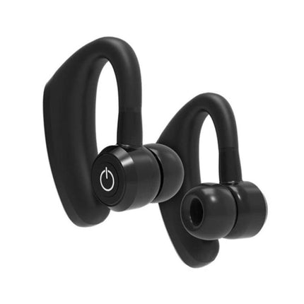 Circe K5 Bluetooth Earphone With Ear Hook For Commuting single-side black earbud with ear hook for hands-free calls