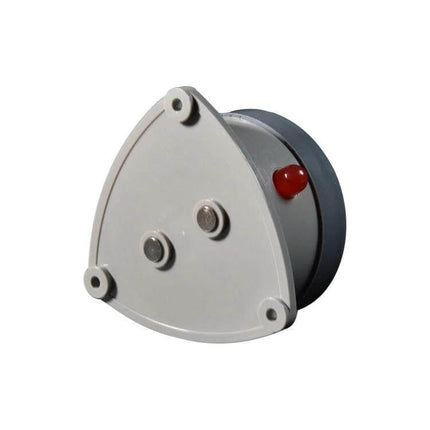 Portable Sound and Light Alarm for Water Leak Detection - compact ABS detector with sensors and red LED for kitchen or bathroom use