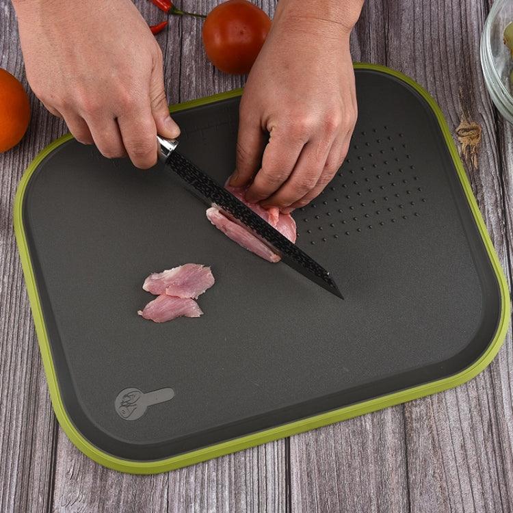 Dual-Sided Non-Slip Plastic Cutting Board for Easy Fruit and Vegetable Prep