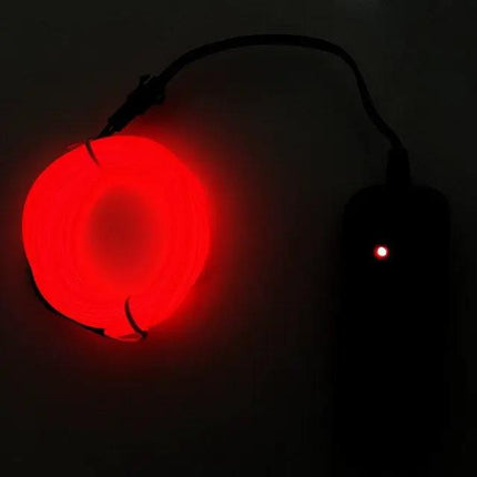 ISHOWTIENDA LED Glow Ball Mask With Flexible Wire For Parties