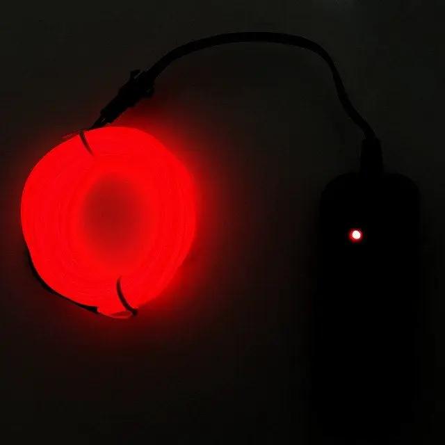 ISHOWTIENDA LED Glow Ball Mask With Flexible Wire For Parties
