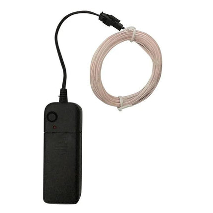 ISHOWTIENDA LED Glow Ball Mask With Flexible Wire For Parties