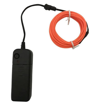 ISHOWTIENDA LED Glow Ball Mask With Flexible Wire For Parties