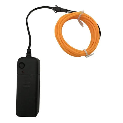 ISHOWTIENDA LED Glow Ball Mask With Flexible Wire For Parties